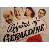 Affairs of Geraldine -Original 1946 U.S.A Republic Picture Insert